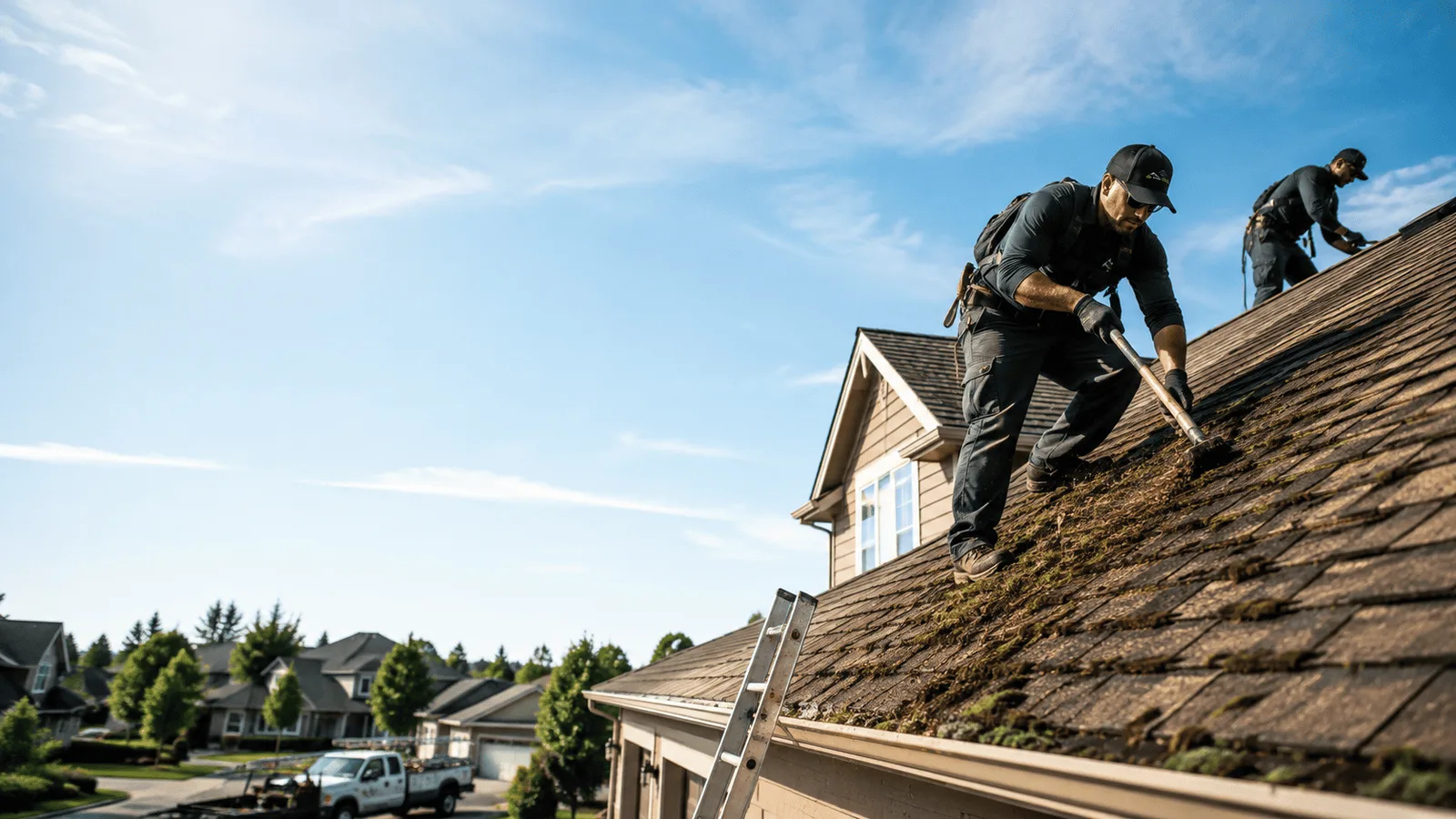 Roof Moss Removal in Baldwin, MI near me
